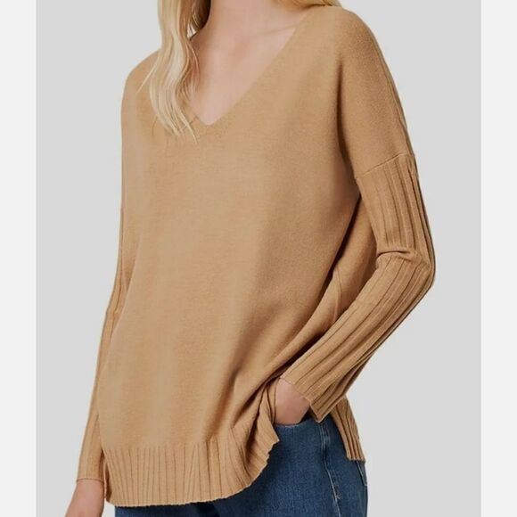 French Connection Ribbed Sleeve Sweater - Picture 1 of 2